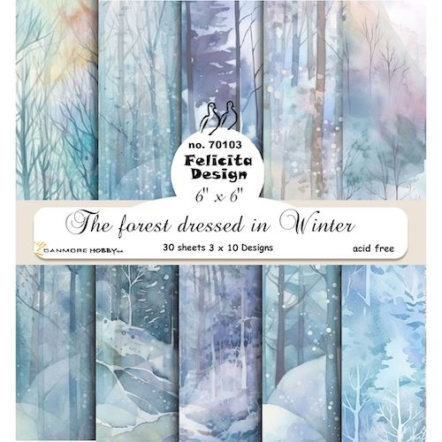 Felicita Design The forest dressed in winter 3x10design 15x15cm 200g